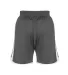 Alleson Athletic 590PSPY Crossover Youth Reversibl in Charcoal/ white back view
