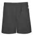 Badger Sportswear 2146 B-Core Youth 4" Pocketed Sh in Graphite front view