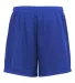 Badger Sportswear 7225 Tricot Mesh 5" Shorts in Royal back view