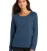 Ogio LOG150 OGIO Ladies Command Long Sleeve Scoop  in Sparblue front view