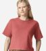 American Apparel 102 Women's Fine Jersey Boxy T-Sh in Canyon