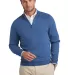Brooks Brothers BB18402  Cotton Stretch 1/4-Zip Sw in Charterbht front view