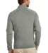 Brooks Brothers BB18402  Cotton Stretch 1/4-Zip Sw in Ltshdgyhtr back view