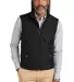 Brooks Brothers BB18602  Quilted Vest in Deepblack front view