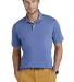 Brooks Brothers BB18200  Pima Cotton Pique Polo in Charterblu front view