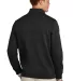 Brooks Brothers BB18206  Double-Knit 1/4-Zip in Deepblack back view