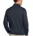 Brooks Brothers BB18206  Double-Knit 1/4-Zip in Nightnavy back view