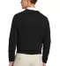 Brooks Brothers BB18400  Cotton Stretch V-Neck Swe in Deepblack back view