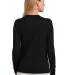Brooks Brothers BB18401  Women's Cotton Stretch V- in Deepblack back view