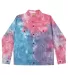 Tie-Dye 9050 Adult Denim Jacket in Cotton candy front view