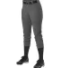 Alleson Athletic 655W Women's Crush Knicker Pants in Charcoal front view