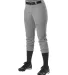 Alleson Athletic 655W Women's Crush Knicker Pants in Grey front view