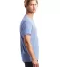 Alternative Apparel 1973 Unisex Eco-Jersey™ Crew in Eco pacific blue side view