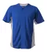 Alleson Athletic 566BFJ Crush Full Button Baseball in Royal/ grey front view
