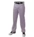 Alleson Athletic 655WPN Crush Pinstripe Pants in Grey/ royal front view