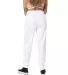 econscious EC5400 Unisex Motion Jogger in Optic white back view