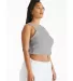 Bella + Canvas 1019 Ladies' Micro Ribbed Racerback in Athletic heather side view