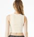Bella + Canvas 1013 Ladies' Micro Rib Muscle Crop  in Solid Natural Blend