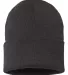 Atlantis Headwear PURE Sustainable Knit in Black back view