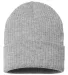 Atlantis Headwear RIO Sustainable Rib Knit in Light grey mélange front view