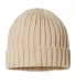 Atlantis Headwear SHORE Sustainable Cable Knit in Light beige front view