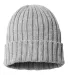Atlantis Headwear SHORE Sustainable Cable Knit in Light grey mélange front view