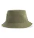Atlantis Headwear GEO Sustainable Bucket Hat in Olive back view