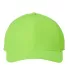 Atlantis Headwear REFE Sustainable Recy Feel Cap in Green fluorescent front view