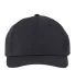 Atlantis Headwear SAND Sustainable Performance Cap in Black front view