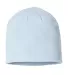 Atlantis Headwear HOLLY Sustainable Beanie in Light blue back view