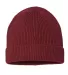 Atlantis Headwear ANDY Sustainable Fine Rib Knit in Burgundy back view
