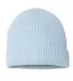 Atlantis Headwear ANDY Sustainable Fine Rib Knit in Light blue back view