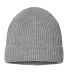Atlantis Headwear MAPLE Sustainable Finish Edge Kn in Light grey mélange front view