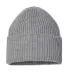 Atlantis Headwear OAK Sustainable Chunky Rib Knit in Light grey mélange back view