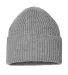 Atlantis Headwear OAK Sustainable Chunky Rib Knit in Light grey mélange front view