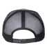 Atlantis Headwear BRYCE Sustainable Trucker Cap in Olive/ black back view