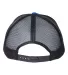 Atlantis Headwear ZION Sustainable Five-Panel Truc in Royal/ black back view