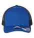 Atlantis Headwear ZION Sustainable Five-Panel Truc in Royal/ black front view