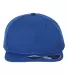 Atlantis Headwear JAMES Sustainable Flat Bill Cap in Royal front view
