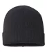 Atlantis Headwear NELSON Sustainable Knit in Black front view