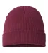 Atlantis Headwear NELSON Sustainable Knit in Burgundy back view