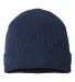 Atlantis Headwear NELSON Sustainable Knit in Navy front view