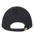 Atlantis Headwear FRASER Sustainable Dad Hat in Black back view