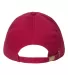 Atlantis Headwear FRASER Sustainable Dad Hat in Cardinal red back view