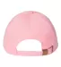 Atlantis Headwear FRASER Sustainable Dad Hat in Pink back view