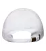 Atlantis Headwear FRASER Sustainable Dad Hat in White back view