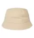 Atlantis Headwear POWELL Sustainable Bucket Hat in Khaki front view