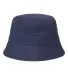 Atlantis Headwear POWELL Sustainable Bucket Hat in Navy front view