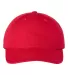 Classic Caps 9010 USA-Made Dad Hat in Red front view