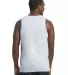 Next Level 3633 Men's Jersey Tank HTHR GRAY/ CANCN back view